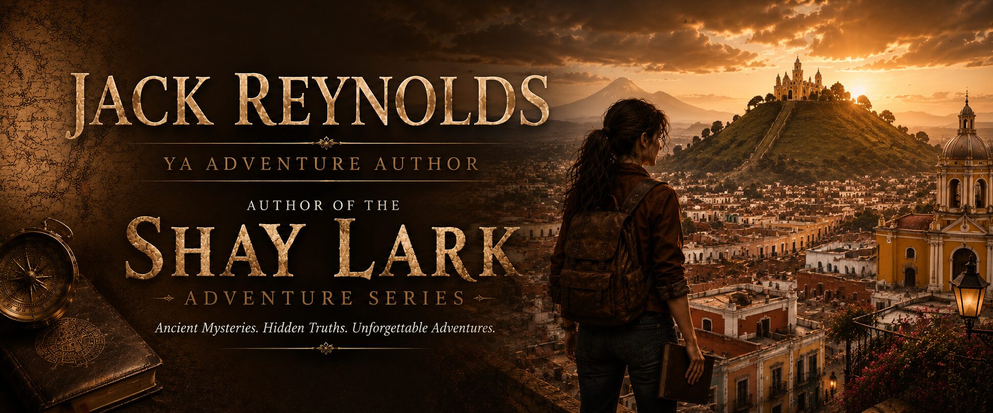Jack Reynolds, author of the Shay Lark Adventure Series
